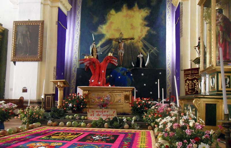 altars easter week antigua guatemala